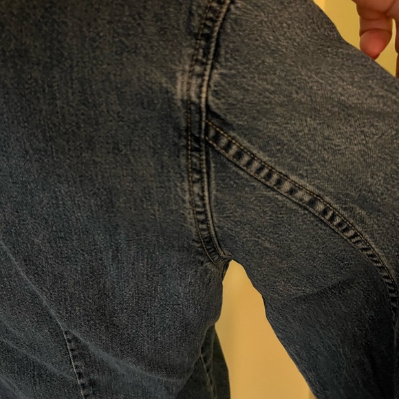 Vintage 90s GAP denim blouse jacket button Down, soft denim Medium - Picture 5 of 12